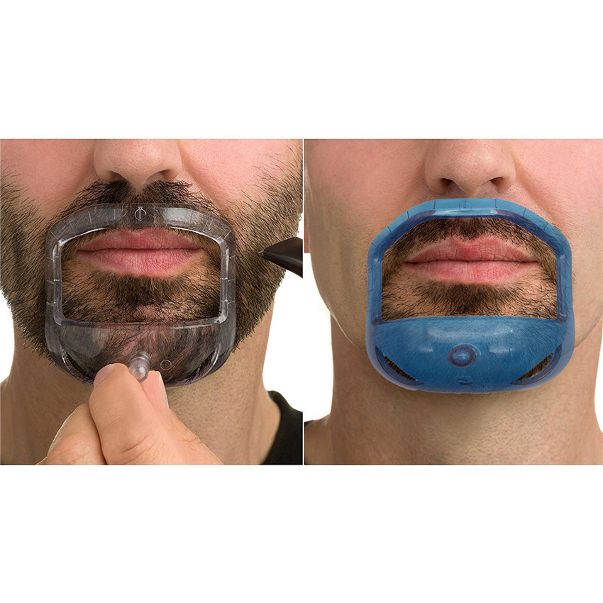 Men'S Beard Grooming - 5 teile/satz Transparent Bart Styling Werkzeug