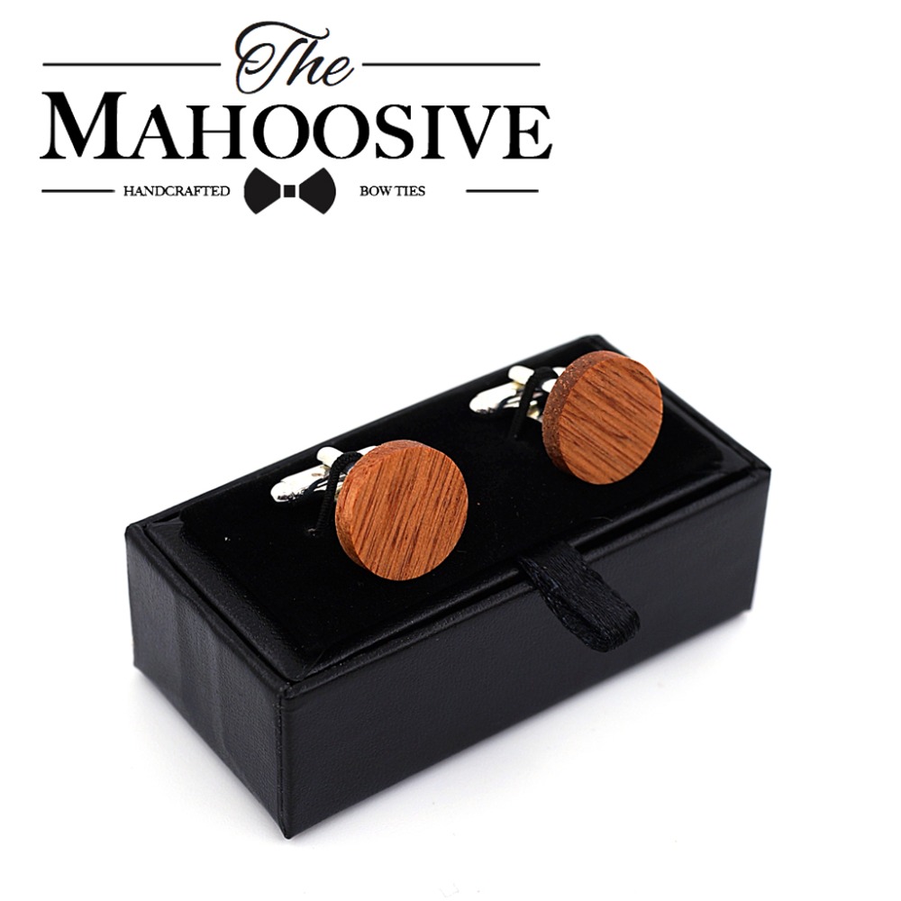 Men'S Grooming Gift Box - MAHOOSIVE Manschettenknöpfe aus Holz für Hochzeit,