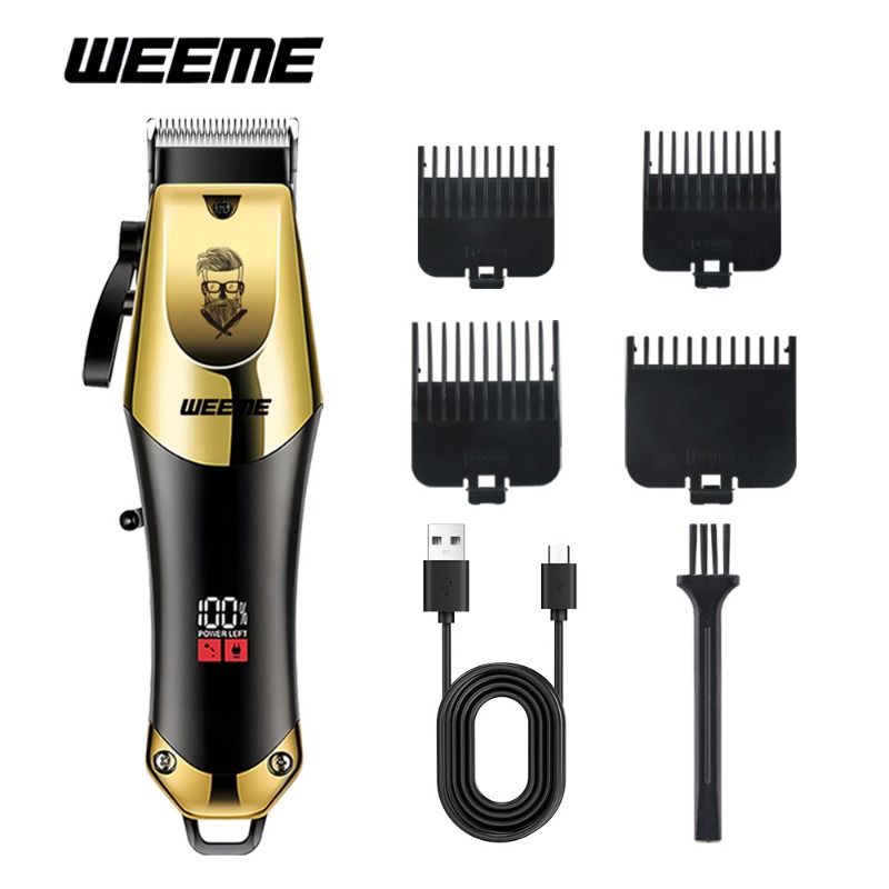Beard Trimmer Cordless - T9 Haarschneidemaschine mit Rutschfestem Griff, 4
