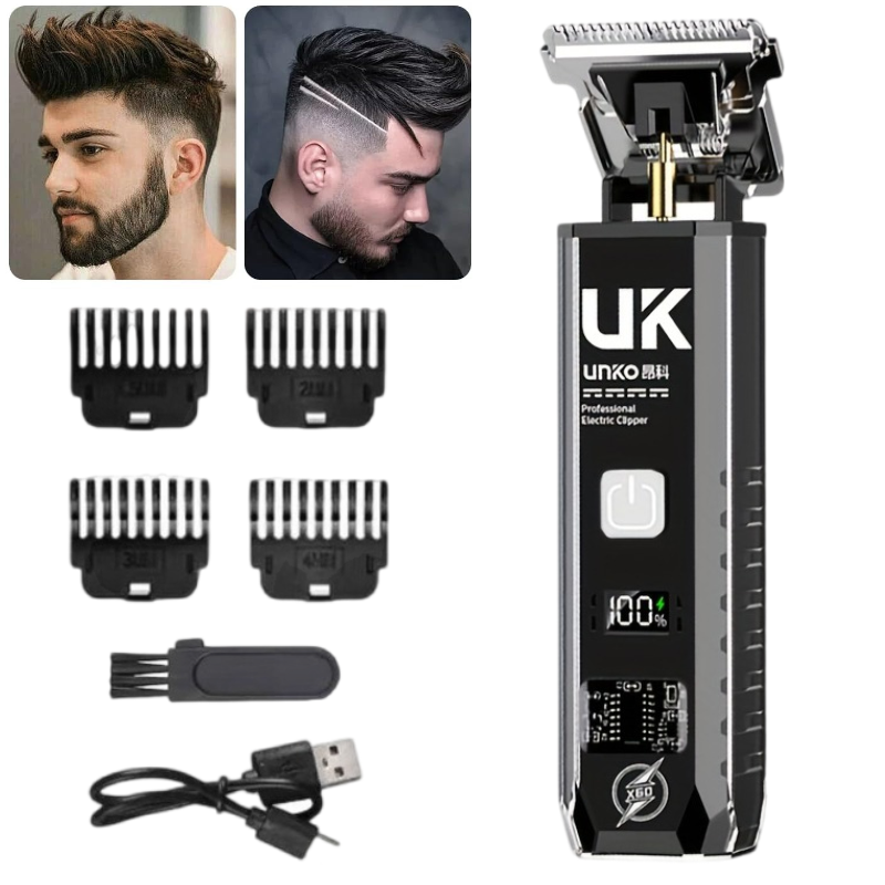 Beard Trimmer Cordless - T9 Haarschneidemaschine für Männer Kabelloser Bartschneider