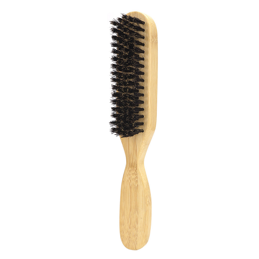 Men'S Beard Grooming - Wildschweinborsten-Bartbürste für Männer, Schnurrbart-Pflegewerkzeug mit Holzgriff,