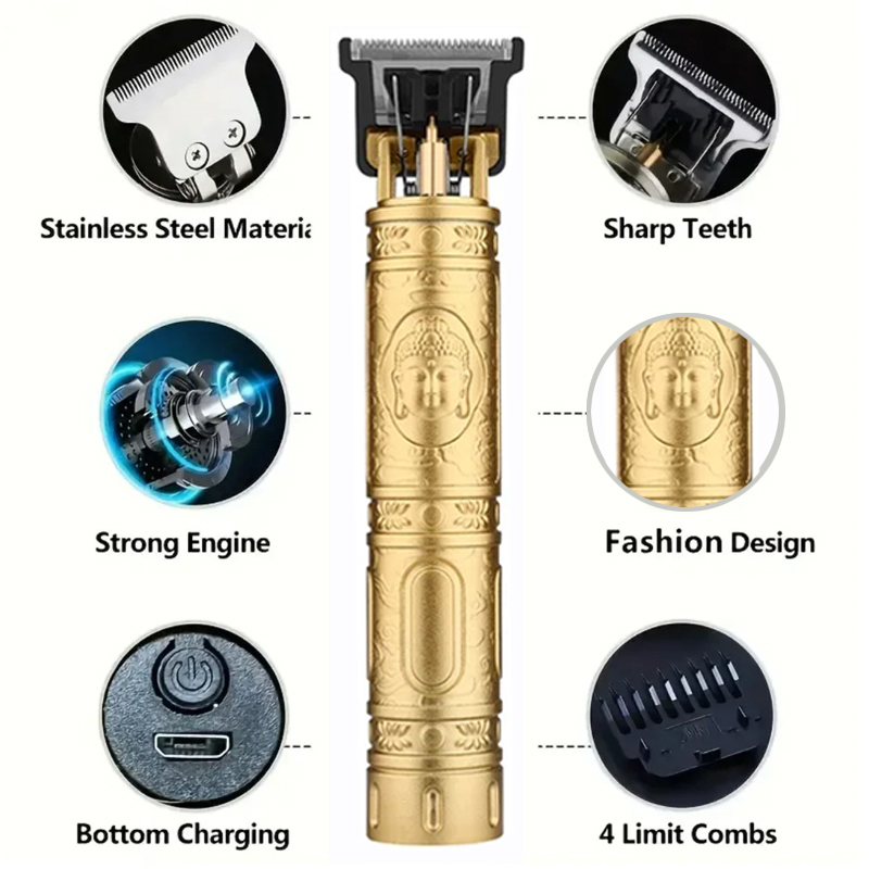 Kabelloser T9 Haarschneider fü – Beard Trimmer Cordless Bewertung und Preis